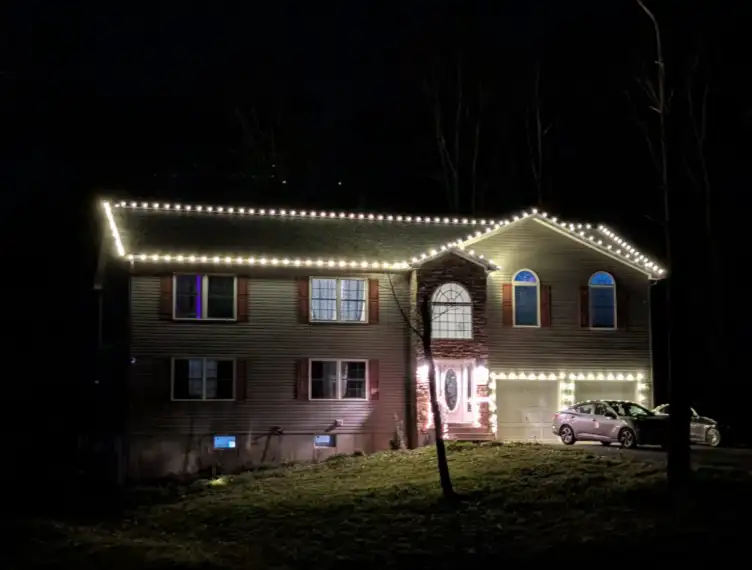 holiday lighting poconos pa